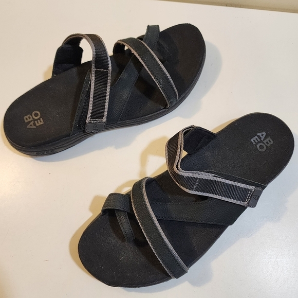 ABEO Women's Black Comfort Footsmart sandals 9.5N - Picture 4 of 9